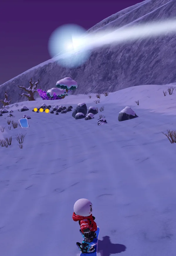 In-game screenshot of the Comet Tail biome