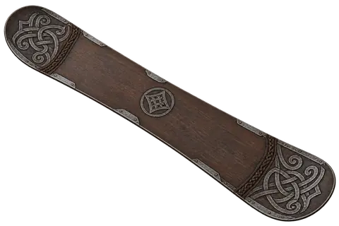 Viking board in wood and steel