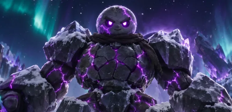 Nivor transformed into a crystal giant